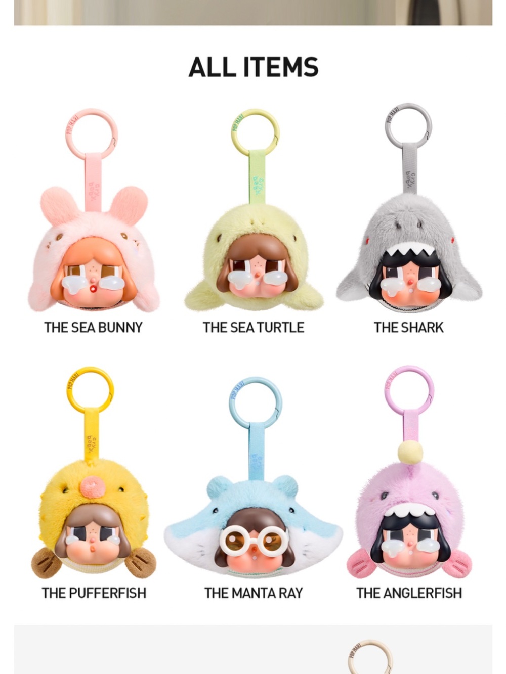 POP MART CRYBABY Cry Me An Ocean sealed sea bunny blind box - Picture 3 of 3